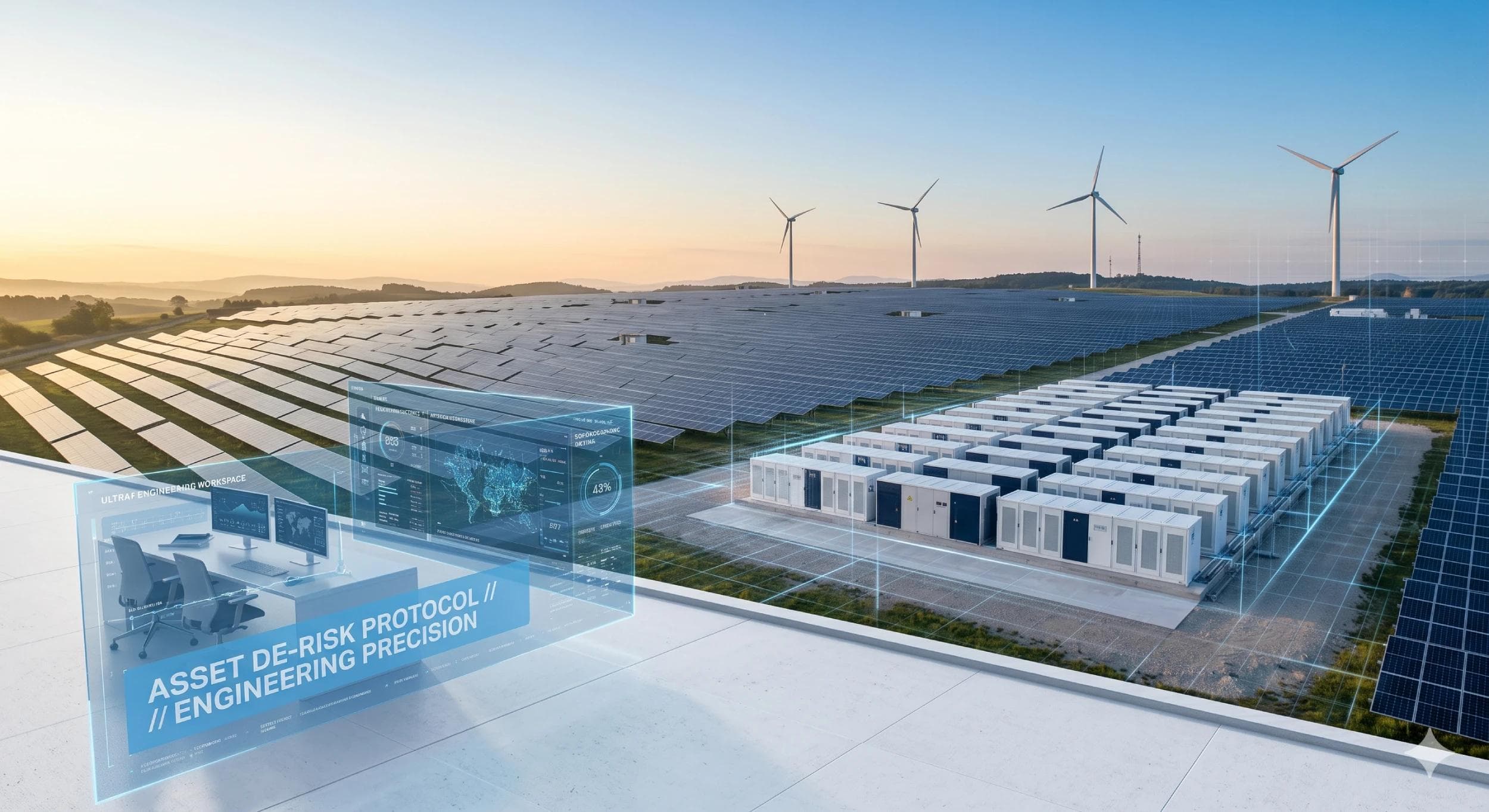 Utility Scale Solar Energy Farm